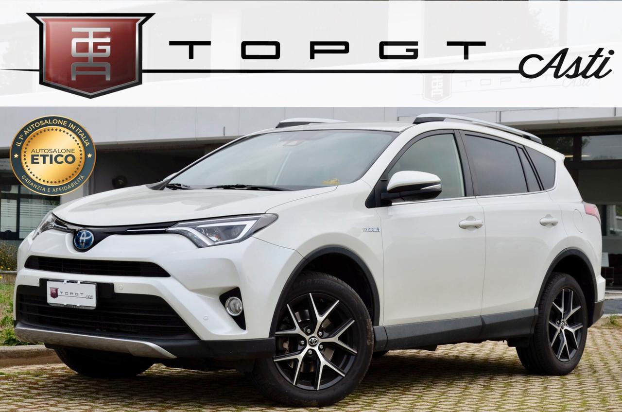 TOYOTA RAV 4 2.5 VVT-I FULL HYBRID STYLE 2WD 155cv E-CVT, UNICOPROPRIETARIO, SERVICE TOYOTA, UFF ITALIANA, EURO 6B, RETRO, FULL LED, PERMUTE