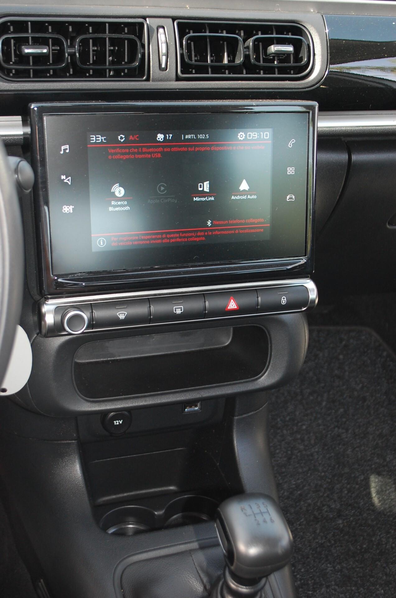 Citroen C3 BlueHDi 100 S&S Shine Uff Italy Lega USB Clima
