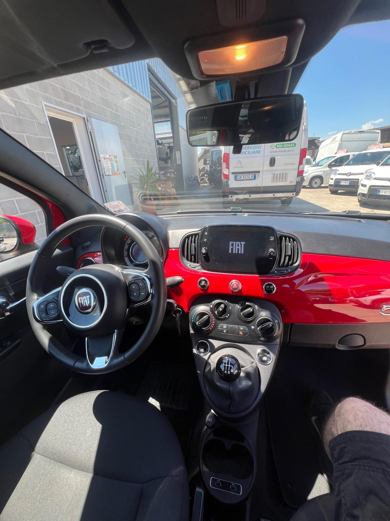 Fiat 500 1.0 Hybrid Red