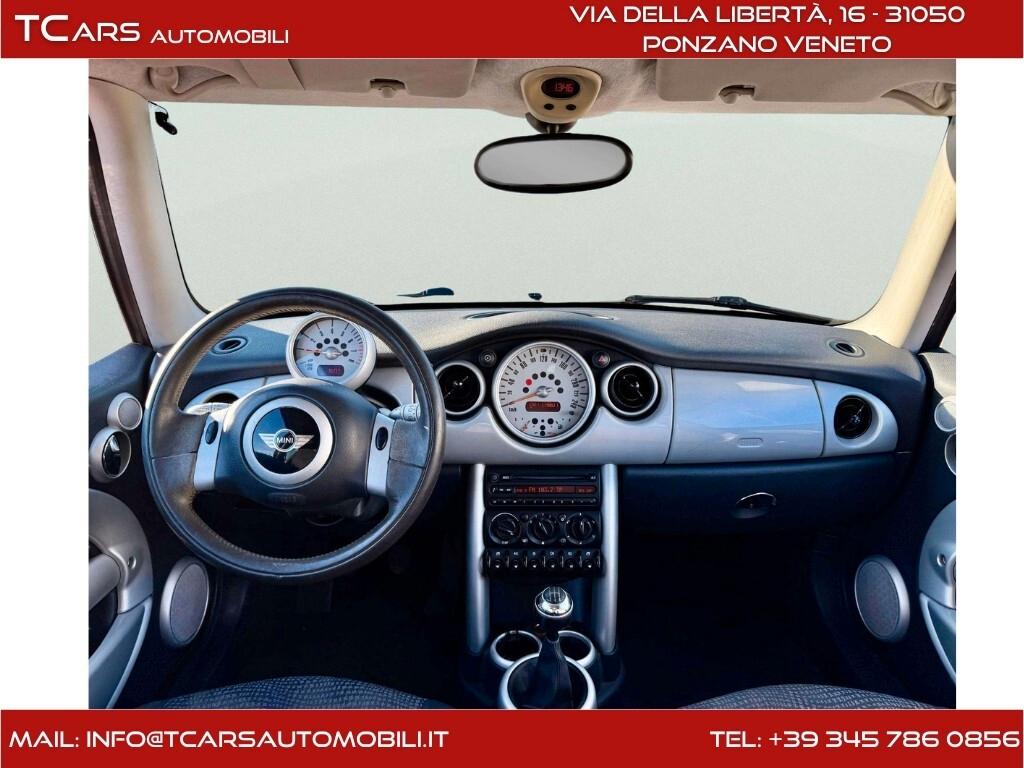 MINI 1.6 COOPER - NEOPATENTE - GARANZIA TCARS