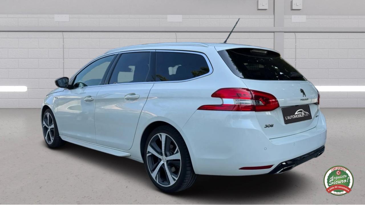 308 SW 1.6 bluehdi GT Line s **Garanzia Guasti 12 Mesi**