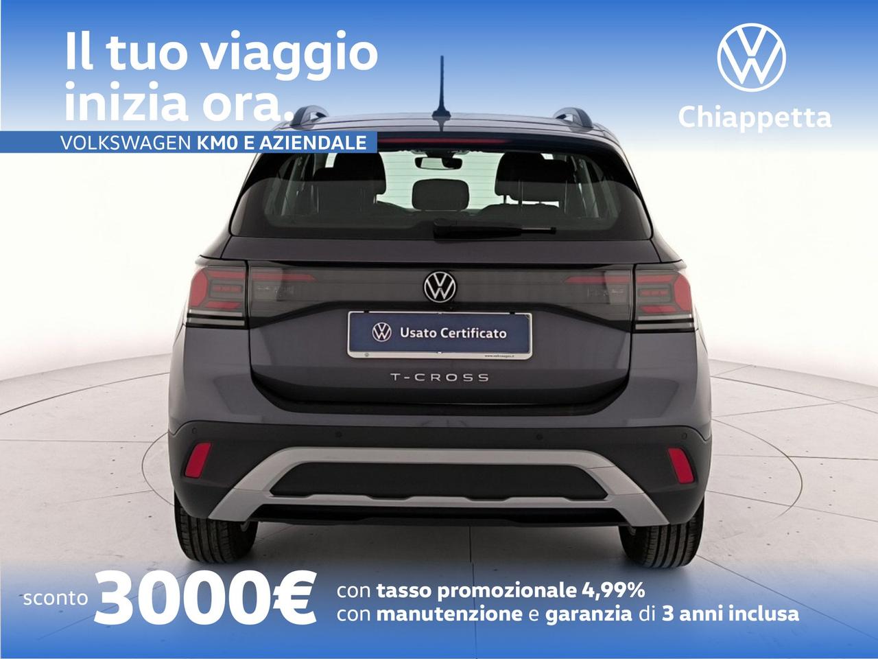 Volkswagen T-Cross 1.0 tsi life 95cv