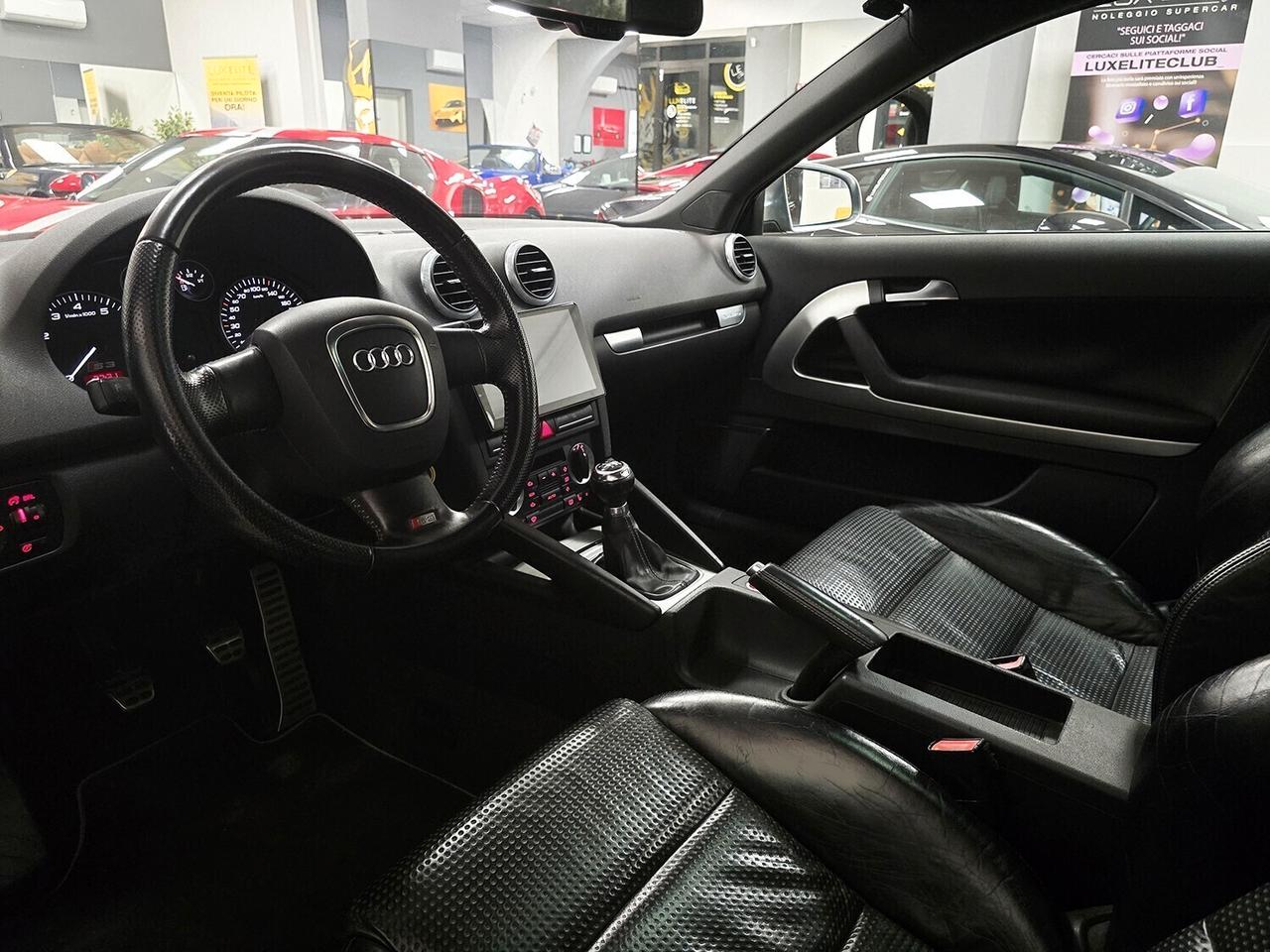 Audi A3 II 3P 2.0 tfsi QUATTRO 265cv FRIZIONE + VOLANO NUOVI €3500_GARANZIA 12 MESI _ FULL OPTIONAL_TETTO_AUDIO BOSE