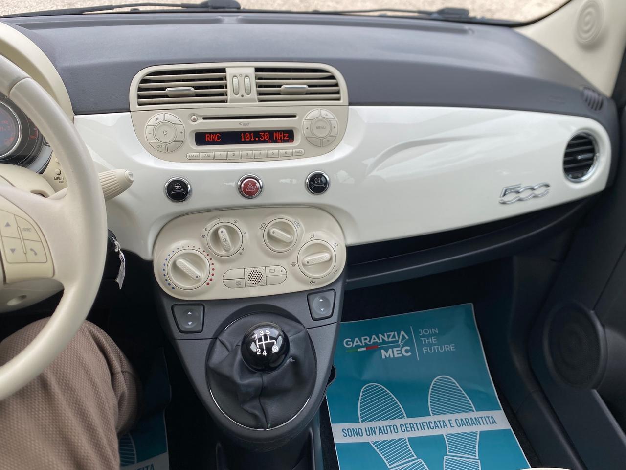 Fiat 500 1.2 Lounge TETTO UNICO PROPIETARIO NEOPATENTATI