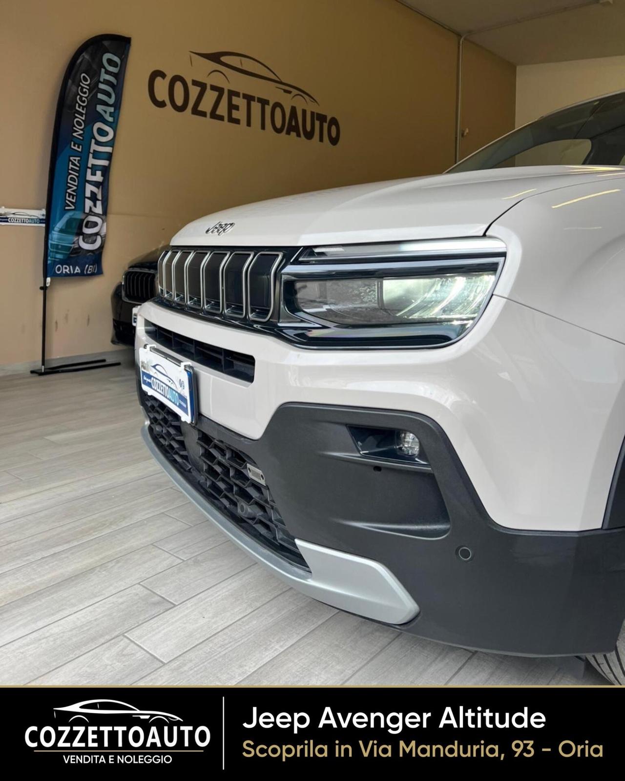 Jeep Avenger 1.2 100 CV Altitude garanzia Jeep