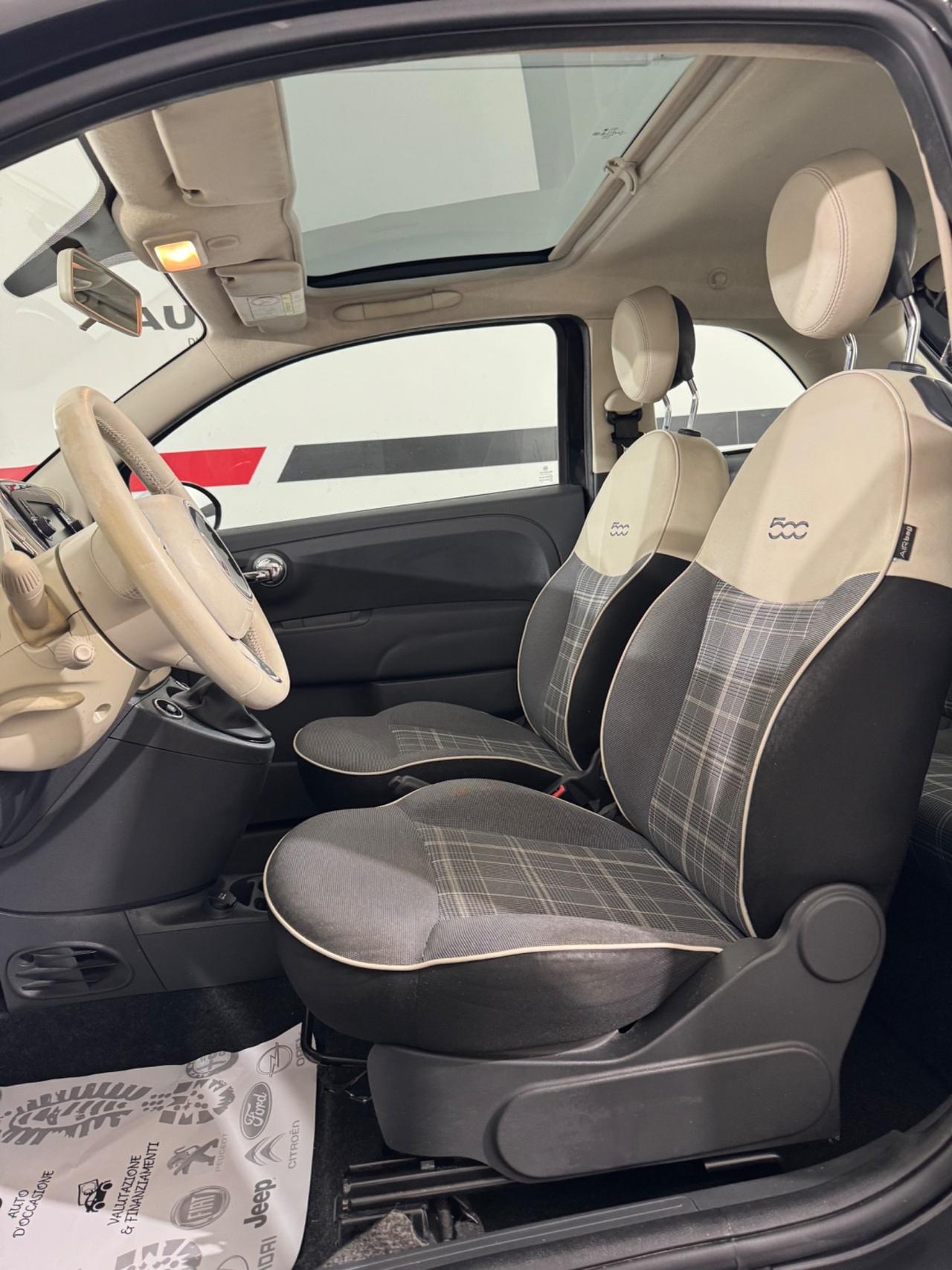 Fiat 500 1.2 Lounge TETTO PANORAMICO E SENSORI DI PARCHEGGIO