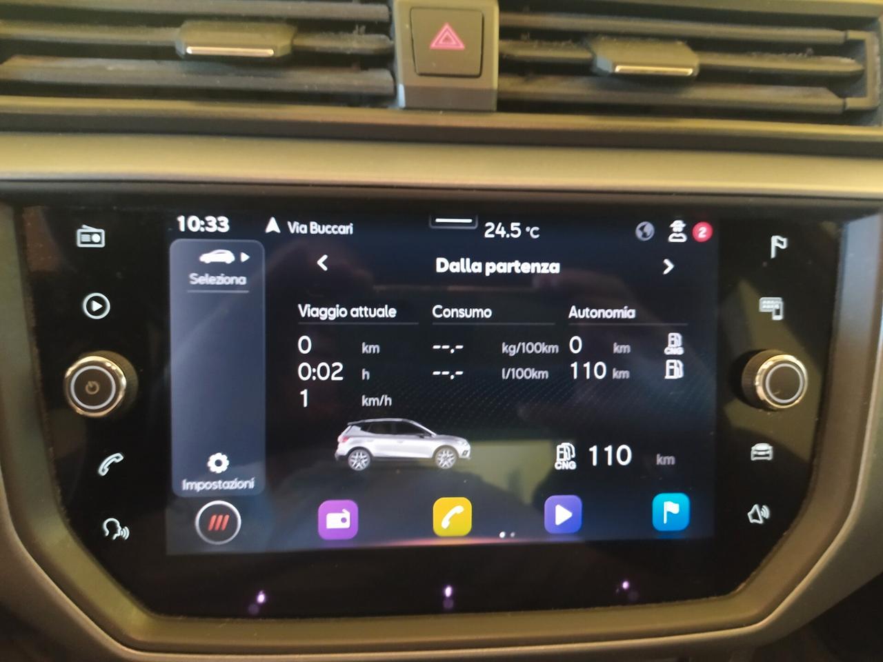 Seat Arona 1.0 TGI Style Neopatentati