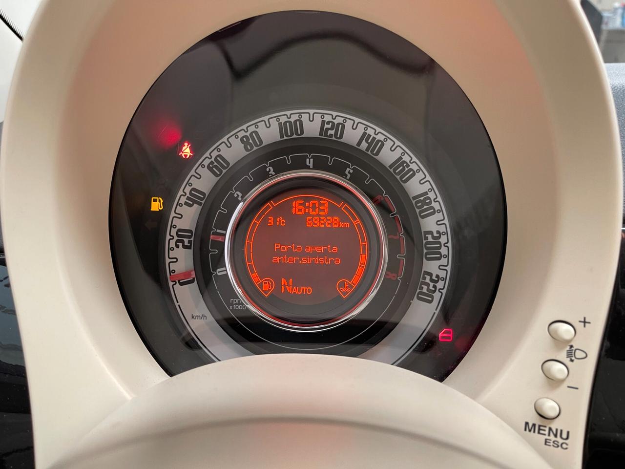 Fiat 500 Lounge 1.4 16v 100cv c.auto-Ok Neopatentati-LEGGI SOTTO