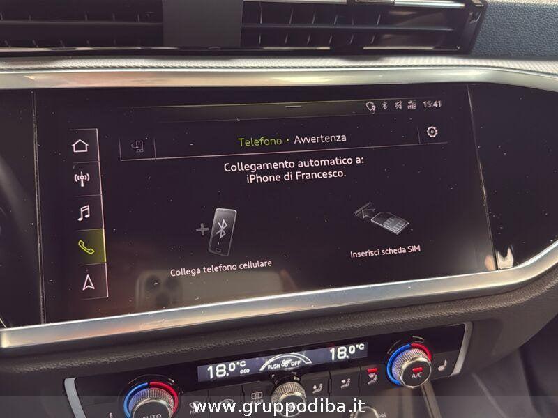 Audi Q3 II 2018 Benzina 35 1.5 tfsi Business s-tronic