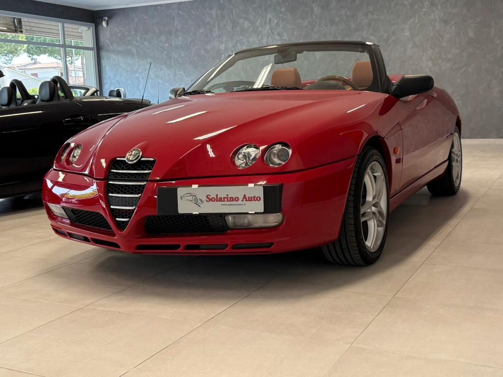ALFA ROMEO Spider 2.0i JTS 16V cat- ROSSO ALFA - PELLE CUOIO - ASI