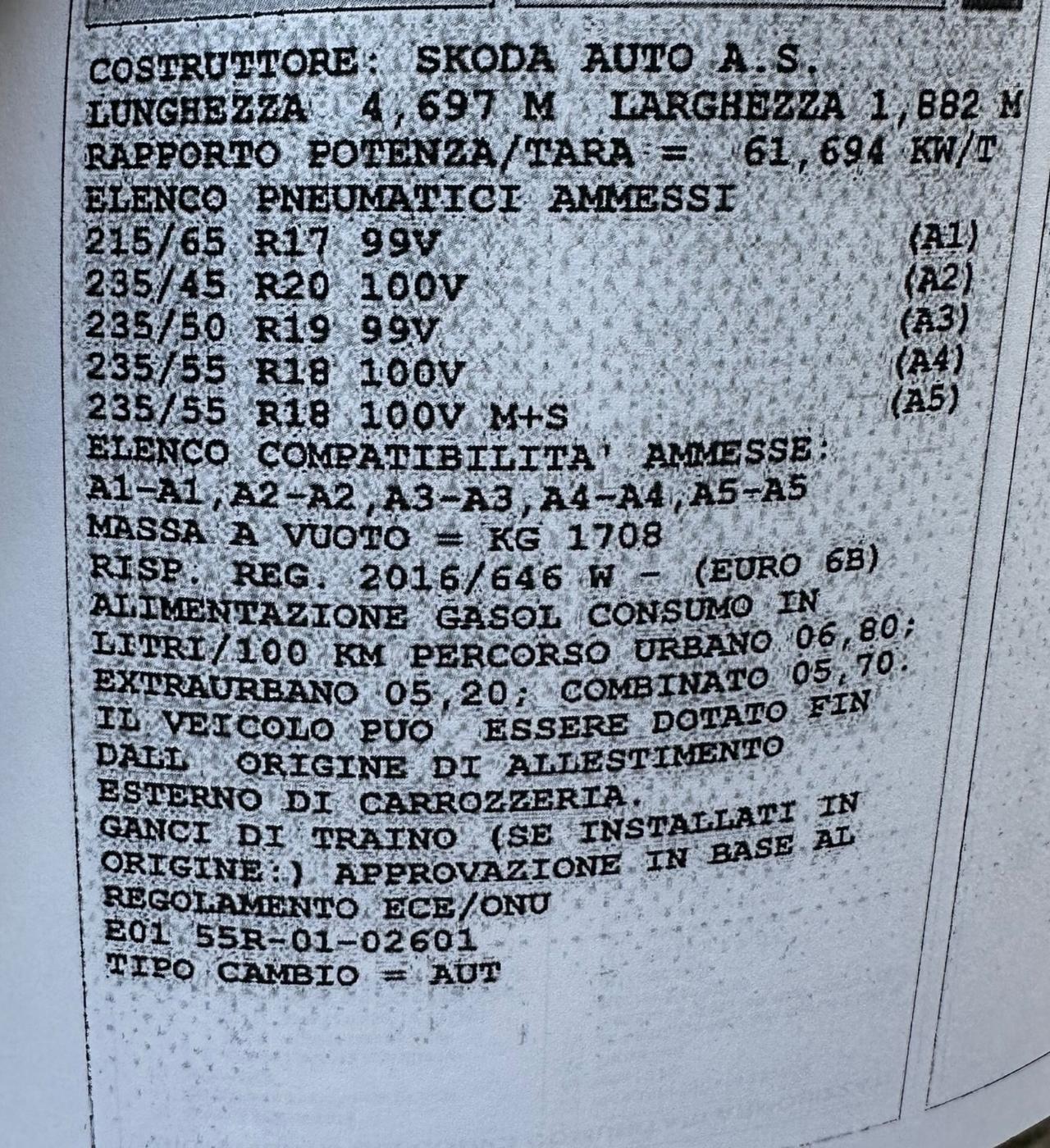 Skoda Kodiaq 2.0 TDI SCR 4x4 DSG 7 POSTI GANCIO TRAINO