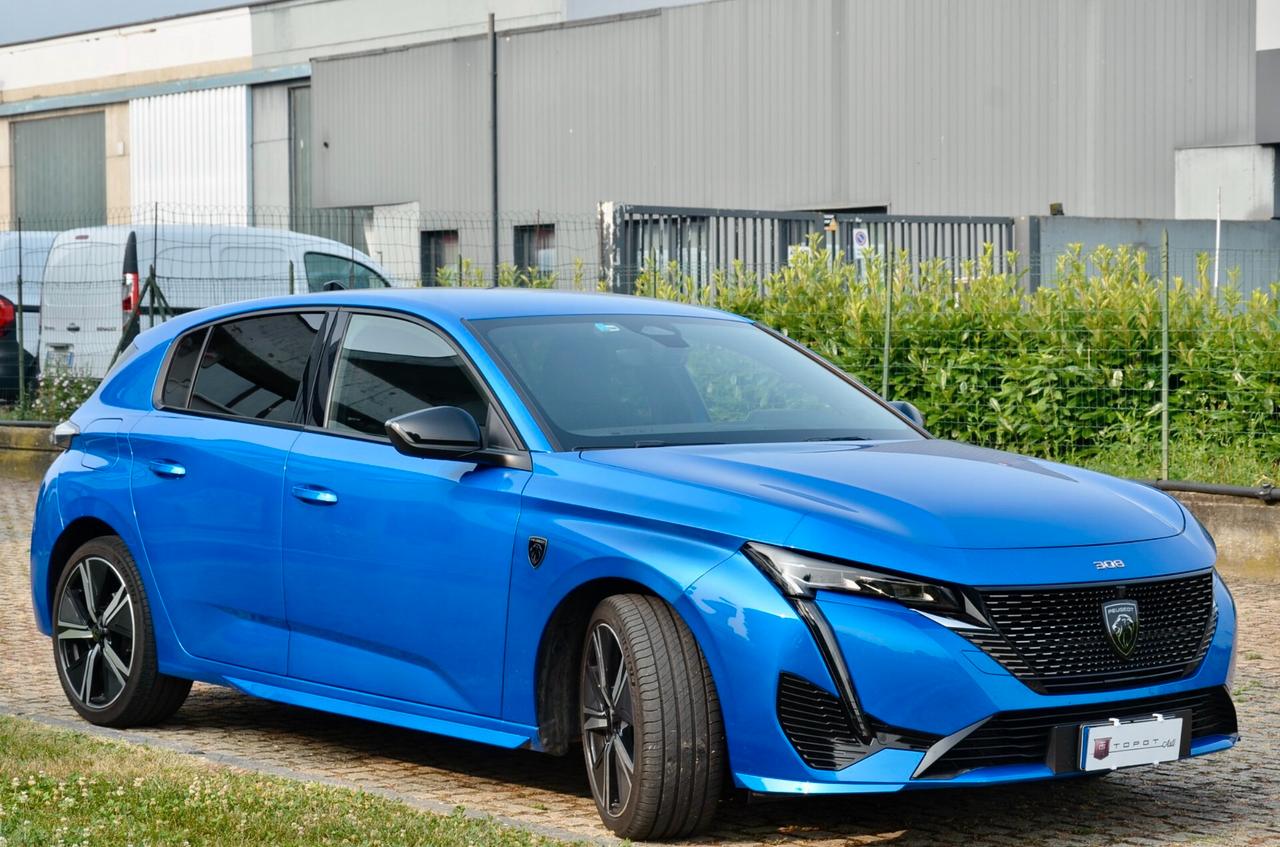 PEUGEOT 308 1.5 BLUEHDI GT 131cv EAT8, PREZZO REALE, UNCOPROP, SERVICE UFF PEUGEOT, EURO 6D, FARI LED, NAVI, 18", PERMUTE