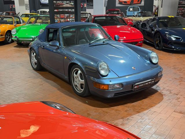 PORSCHE 964 Cabrio-Baltic Blu-Pelle Blu-Capote Blu