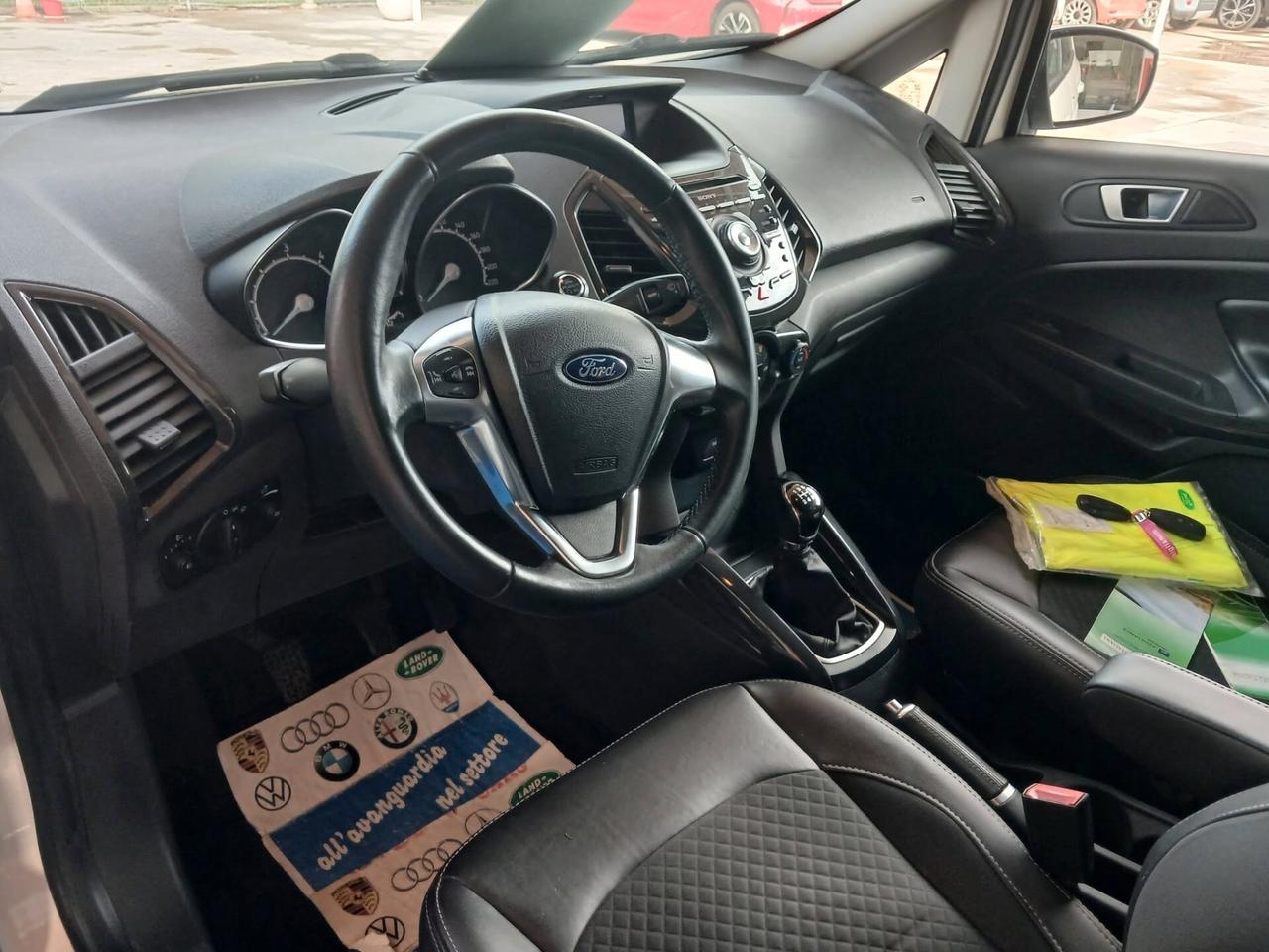 Ford EcoSport 1.5 TDCi 95 CV Titanium KM 119000 PELLE NAVI SENSORI GARANZIA