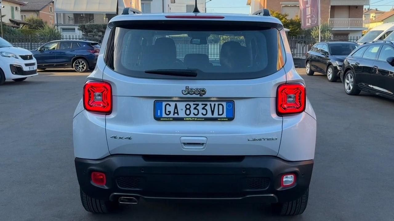 JEEP RENEGADE 4WD 2.0 MJT LIMITED AT9 140 CV - FULL LED, SEDILI RISCALDATI, NEOPATENTATI
