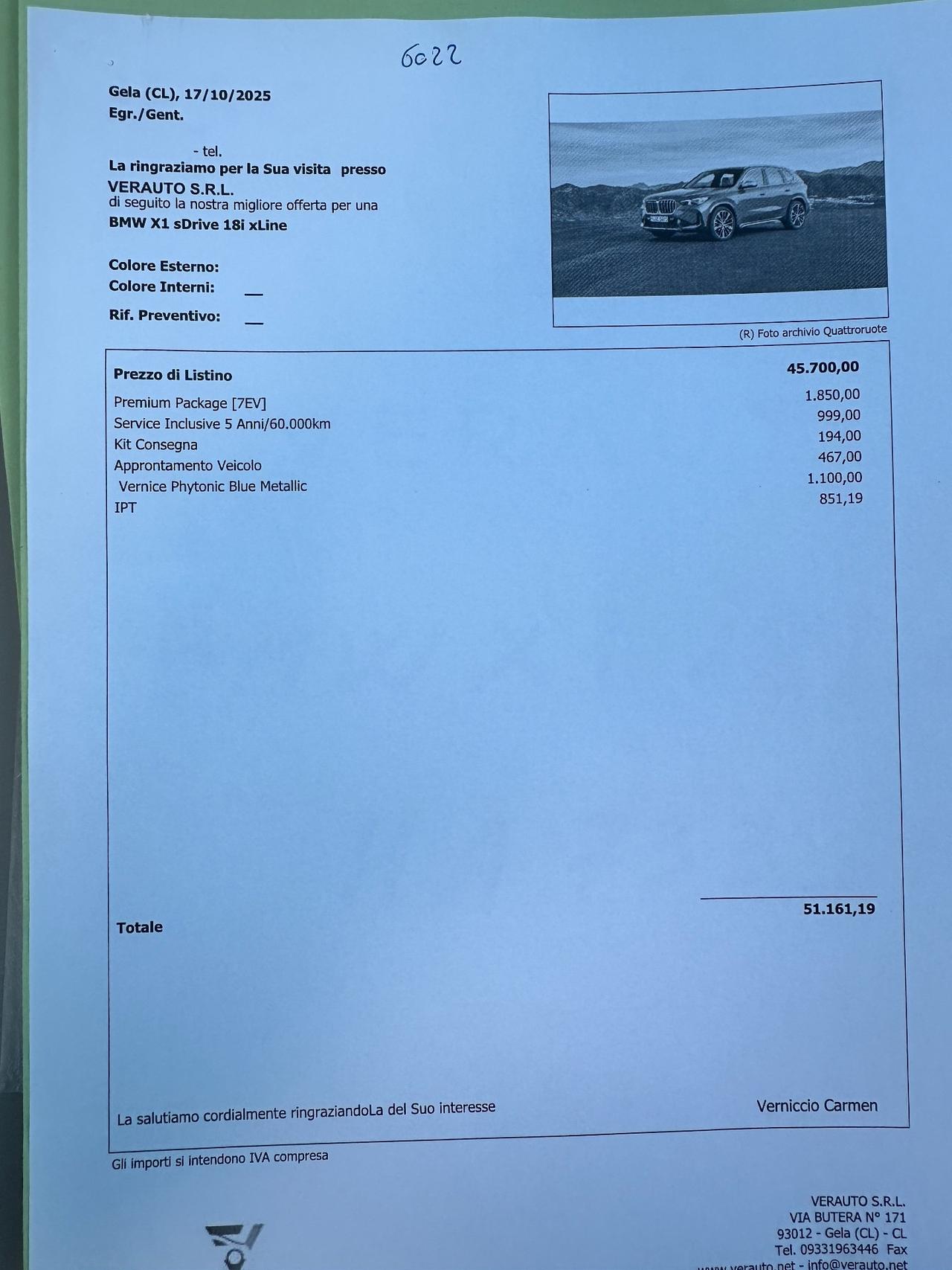 BMW X1 sdrive18i XLine possibilità noleggio no scoring