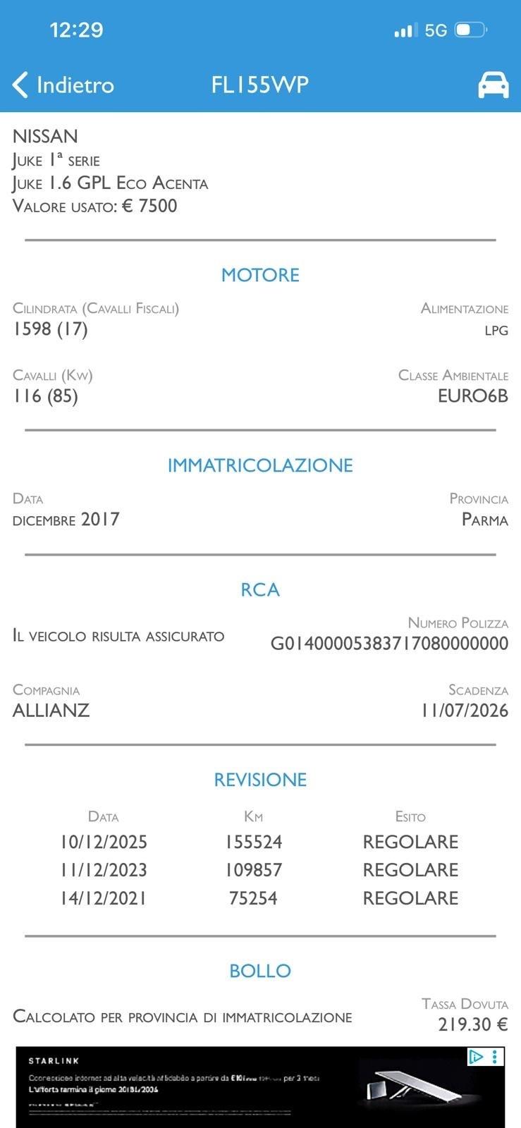 Nissan Juke 1.6 GPL Eco Business