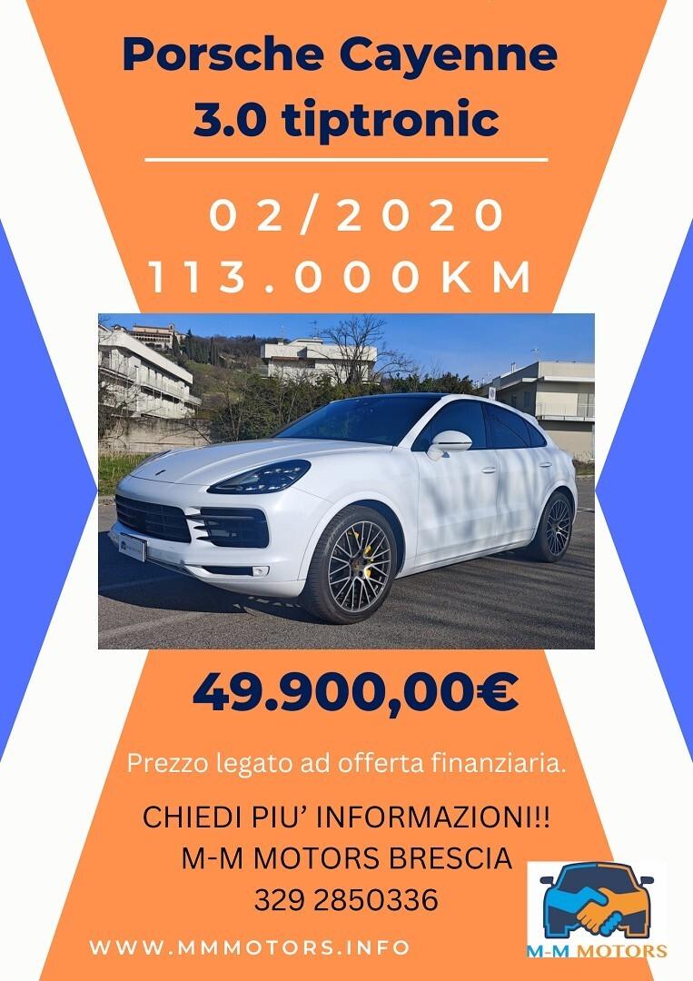 PORSCHE Cayenne Coupè 3.0 340cv Tiptronic