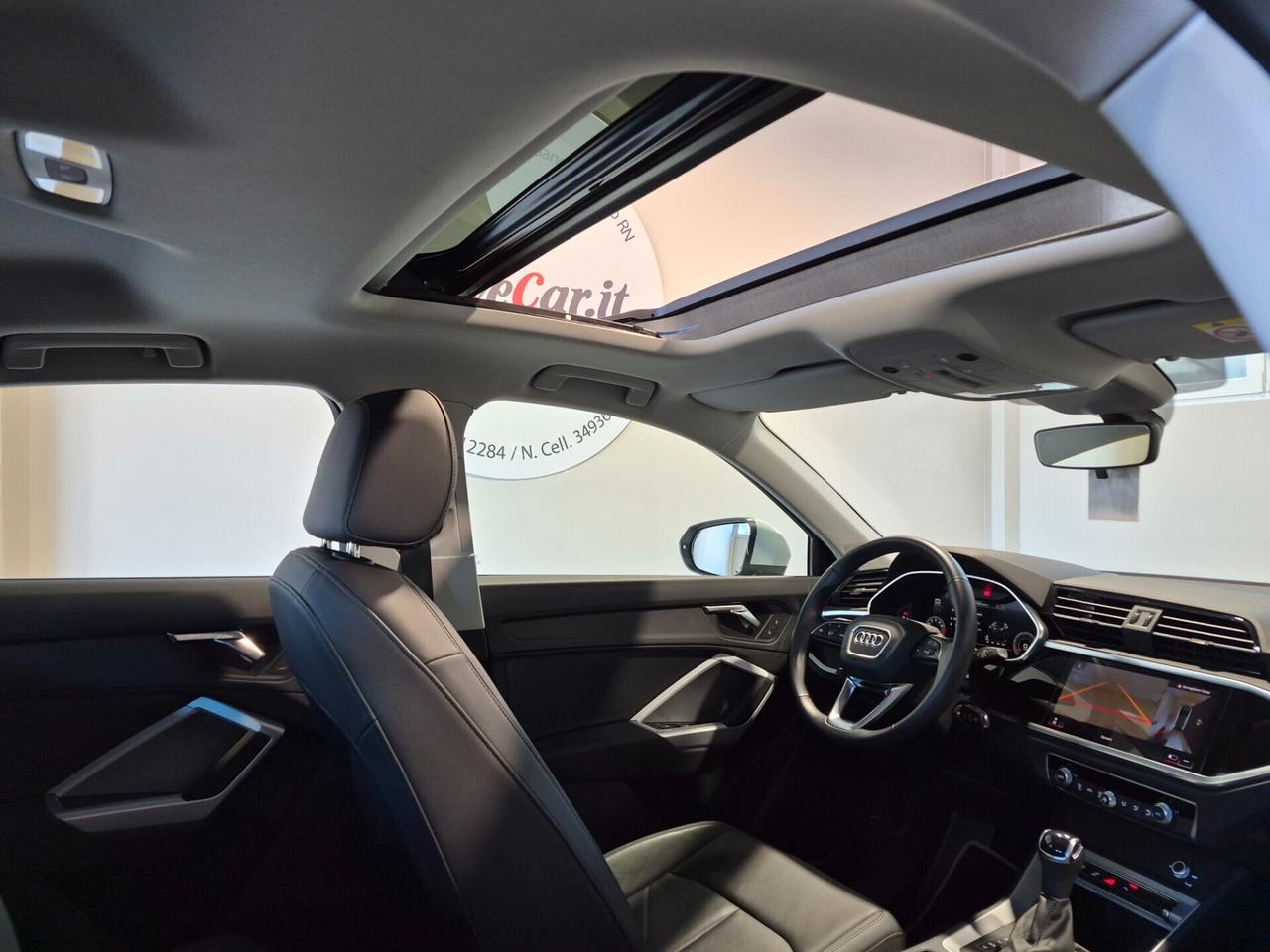 Audi Q3 SPORTBACK 35 1.5 TFSI S-TRONIC S LINE TETTO APRIBILE CERCHI 19" CARPLAY LED 360° PELLE NAVI