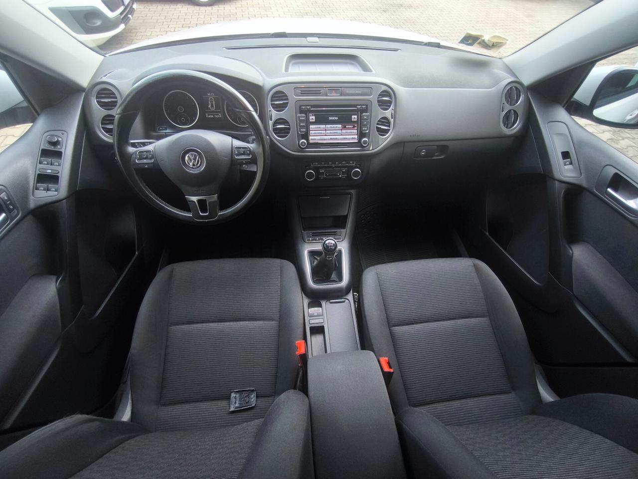 VOLKSWAGEN TIGUAN 1,4 TSI BENZINA 122 CV-OK NEOPATENTATI-GANCIO TRAINO