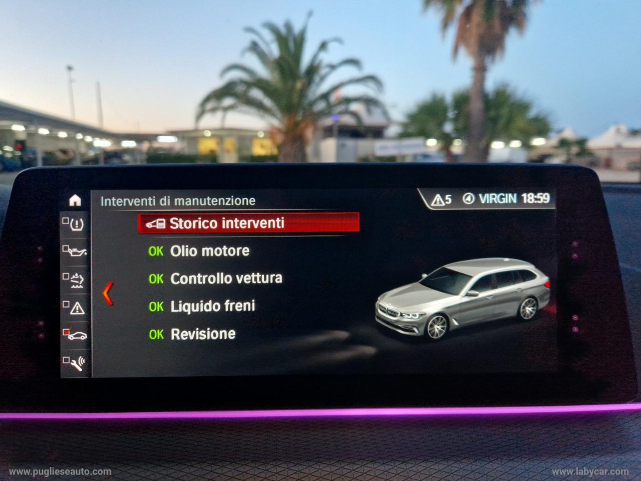 BMW 520d aut. Touring Msport TETTO LUCI AMBIENTE