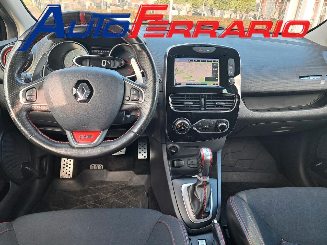 Renault Clio RS TROPHY LED 18" NAVY SENS PARK DOPPI CRUISE CONTROL SEDILI RISCALDATI VETRI SCURI RETROCAMERA