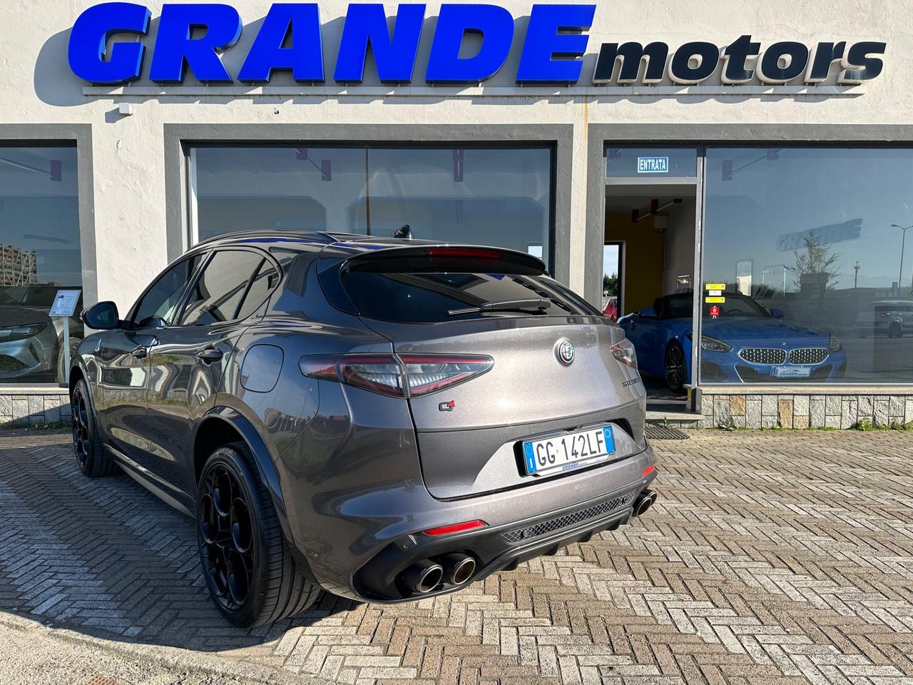 Alfa Romeo Stelvio 2.9 Bi-Turbo V6 510 CV AT8 QUADRIFOGLIO VERDE TETTO + AKRAPOVIC