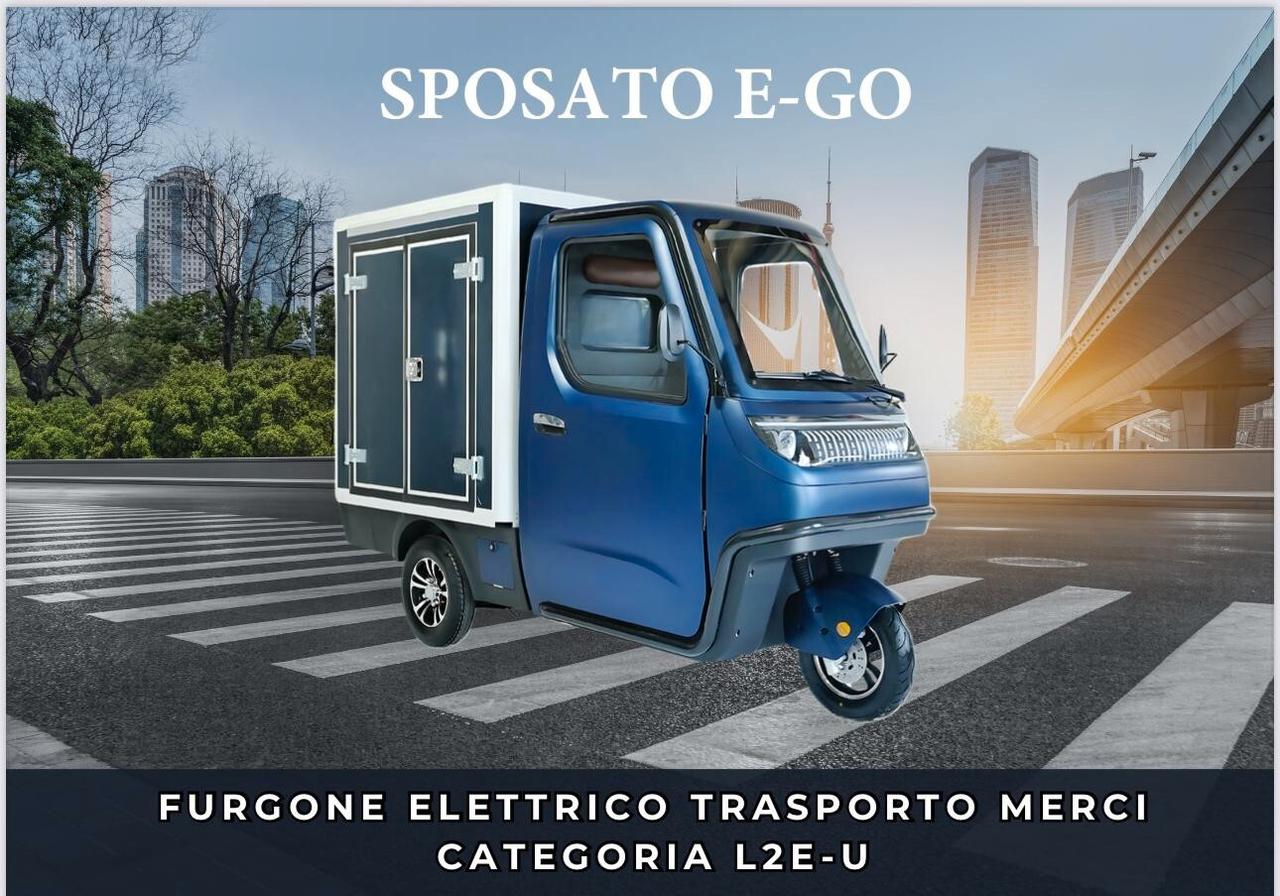 SPOSATO - E-GO - Furgone Elettrico motore 3.000 W