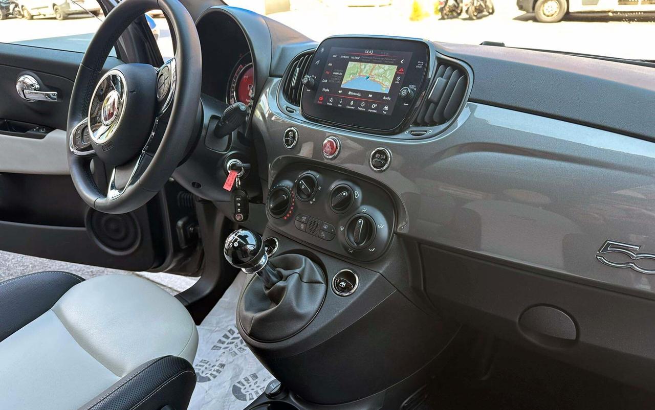 Fiat 500 1.0 Hybrid Dolcevita Unico Proprietario Fatturabile Interni Pelle