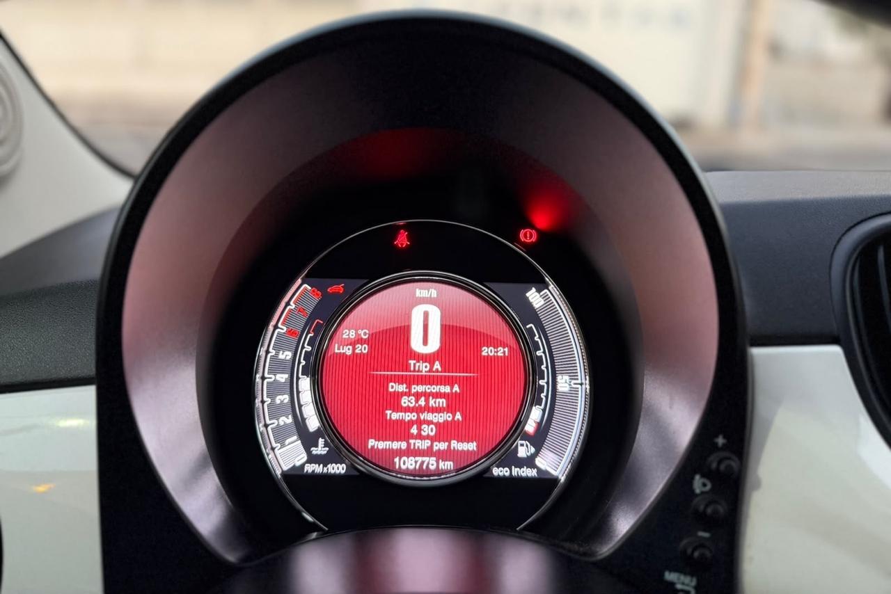Fiat 500 1.2 Lounge-2018 TETTO/VIRTUAL