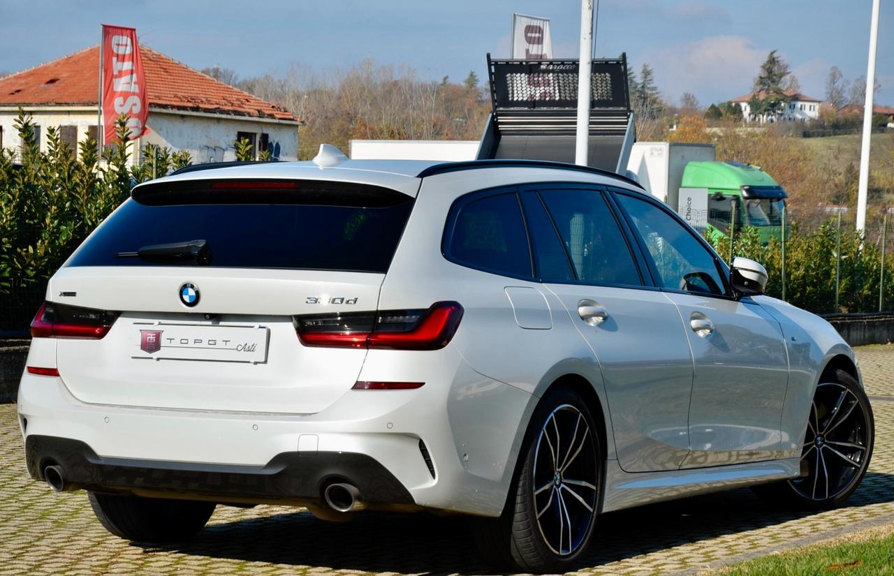BMW 330d TOURING XDRIVE MSPORT 265cv AUTO, GARANZIA BMW, UFF ITALIANA, SERVICE BMW, EURO 6D, M BRAKES, FARI LED, RETROCAMERA 360°, PELLE, 19", PERMUTE