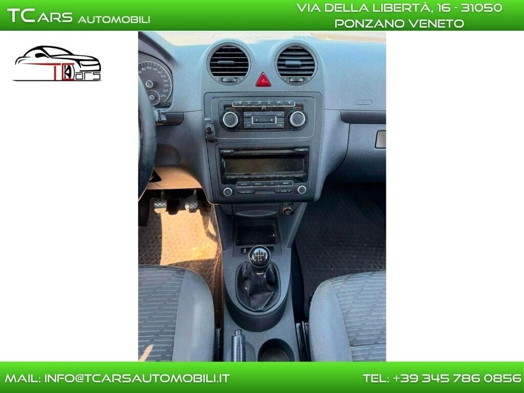 VOLKSWAGEN CADDY 2.0 METANO-5 POSTI-KM CERTIFICATI