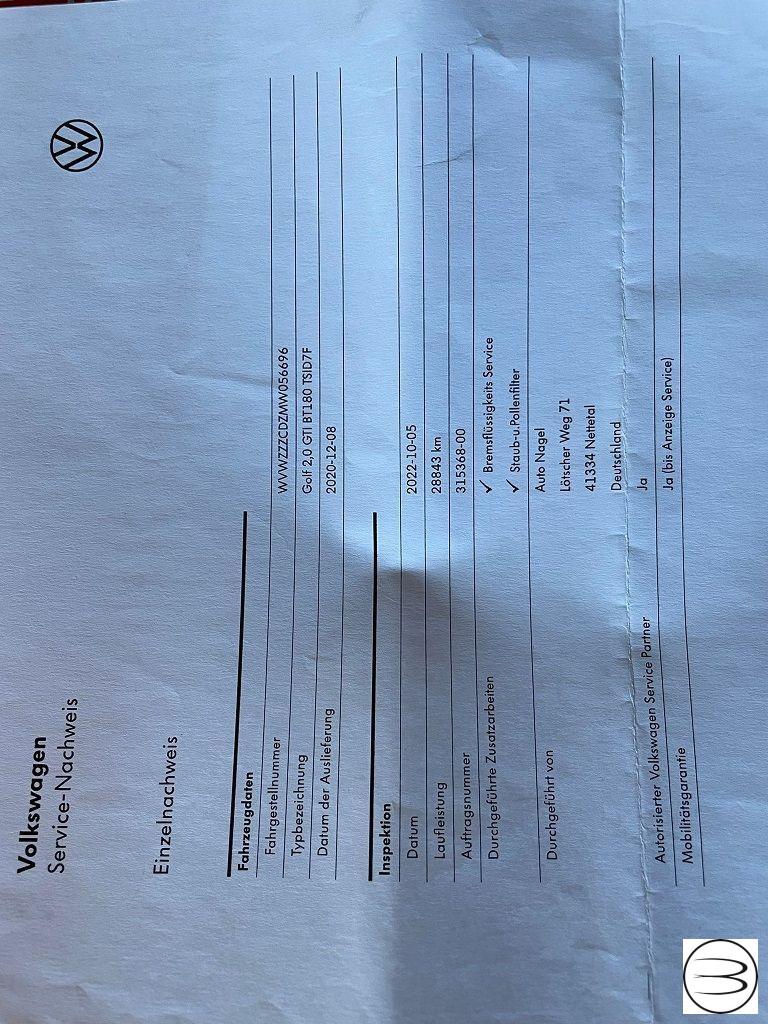 VOLKSWAGEN - Golf - GTI Perf. 2.0 245CV TSI DSG 3p. BMT