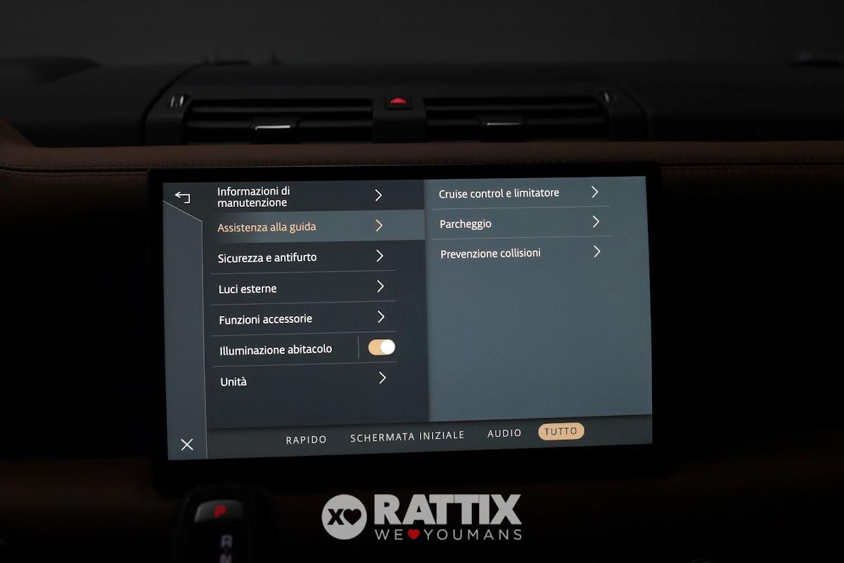 Land Rover Defender 3.0d 3.0 i6 Mhev 300CV 130 X AWD Auto 8p.ti + tetto apribile & roof rack