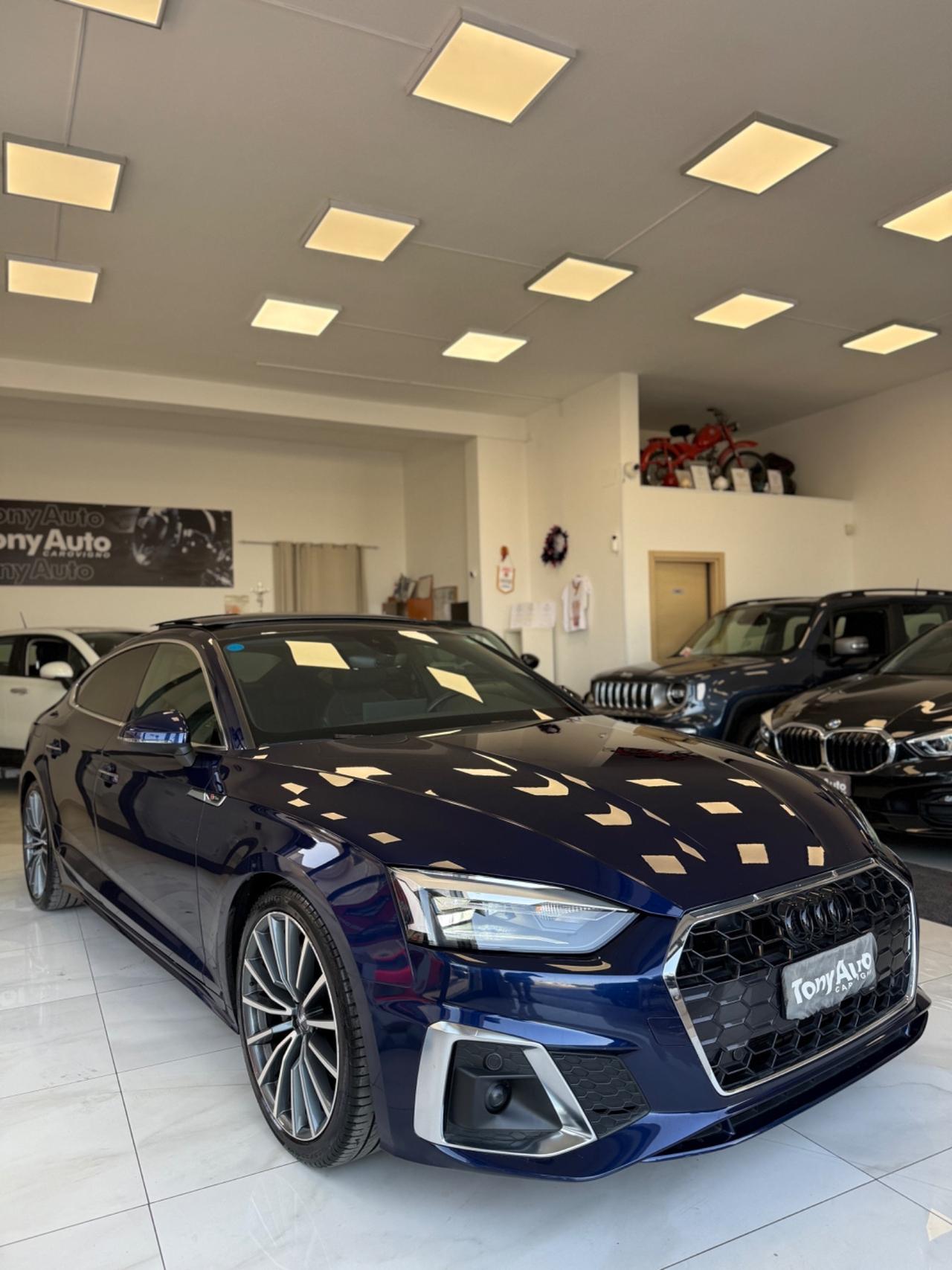 Audi A5 SPB 40 TDI S.LINE EDITION TETTO APRIBILE,VIRTUAL COCKPIT, PACCHETTO LUCI SOFFUSE INTERNE,TELECAMERA