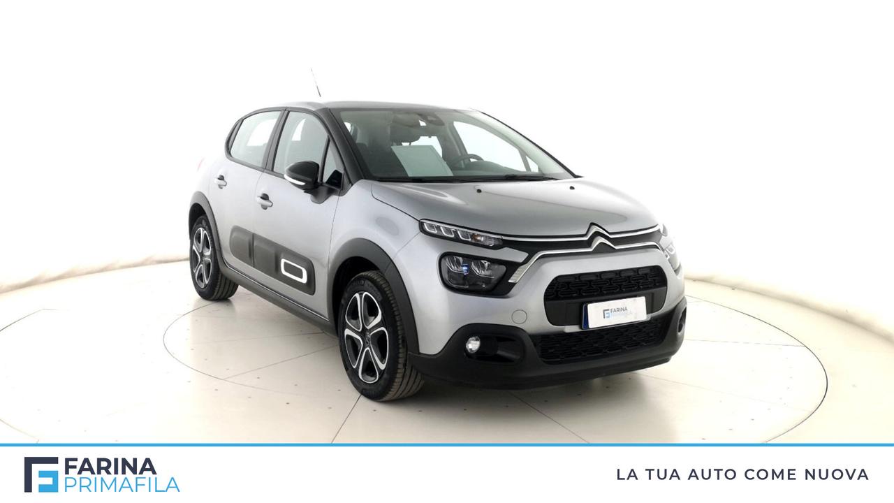 CITROEN C3 1.2 puretech Plus s&s 83cv neopatentati