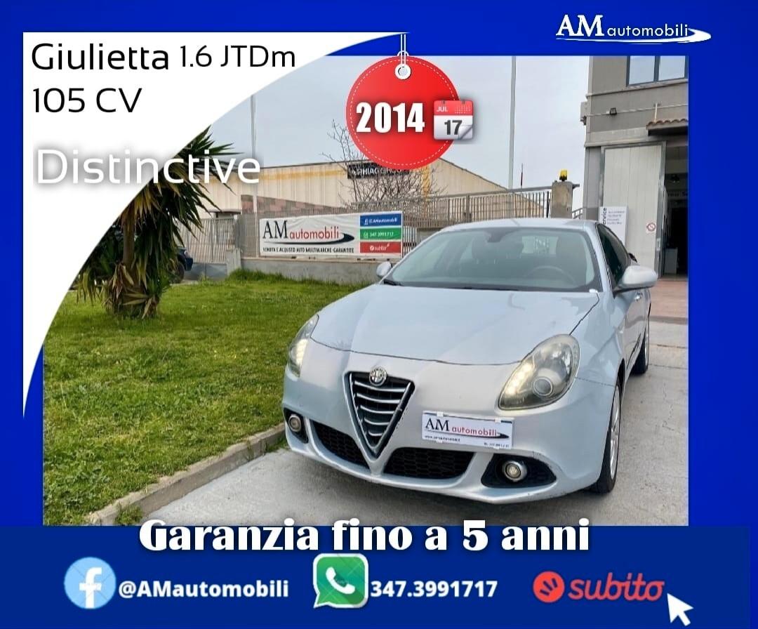 Alfa Romeo Giulietta 1.6 JTDm-2 105 CV Distinctive