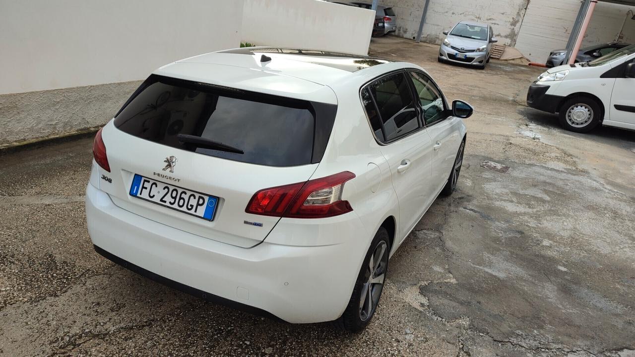 Peugeot 308 BERLINA TETTO PANORAMICO 1.6 HDI