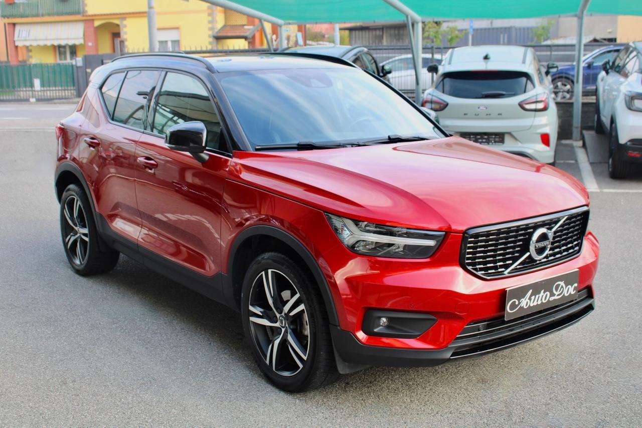 Volvo XC40 T3 Geartronic R-design PADDLE AL VOLANTE BAULE ELETTRICO FULL LED