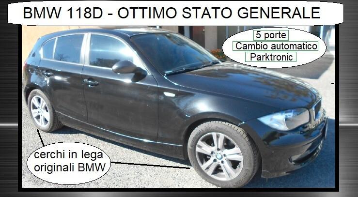 Bmw 118 118d cat 5 porte Futura DPF