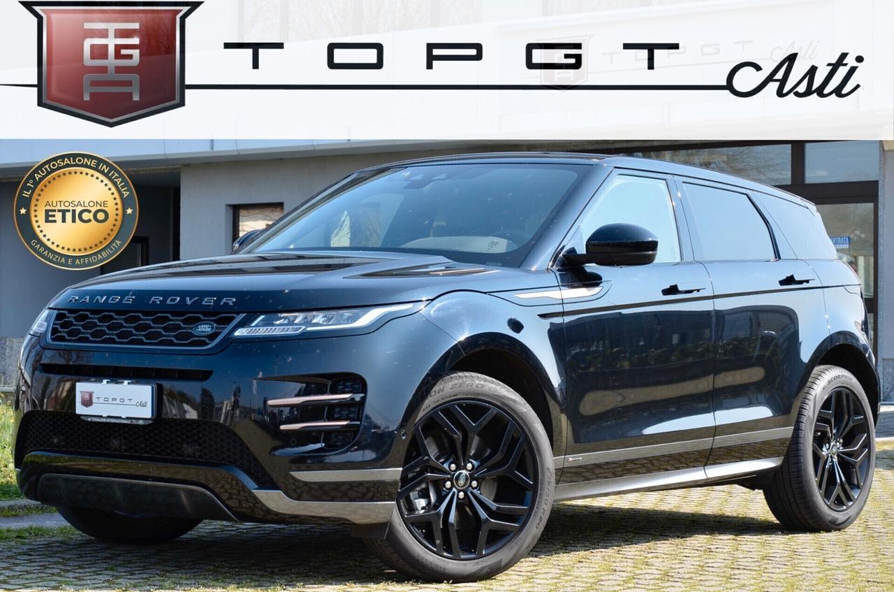 LAND ROVER RANGE ROVER EVOQUE 2.0d i4 MHEV R-DYNAMIC SE AWD 150cv AUT, UFF ITALIANA, SERVICE CON FATTURE, RETROCAMERA, APPLE ANDROID, 20", PERMUTE