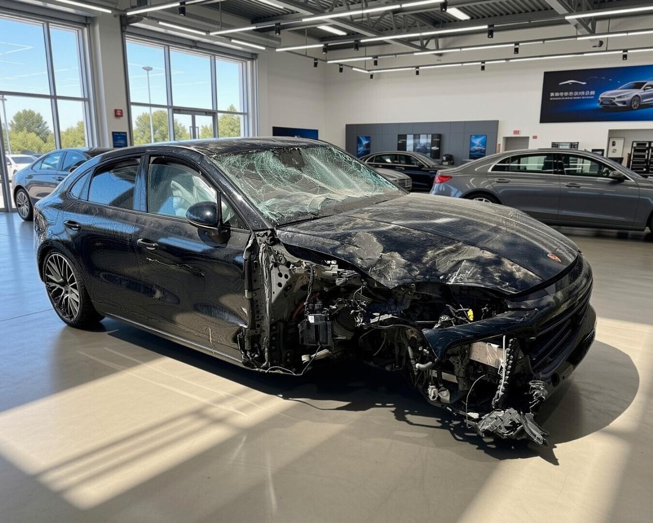 Porsche Cayenne COUPE 3.0 V6 E-Hybrid Platinum Edition INCIDENTATA