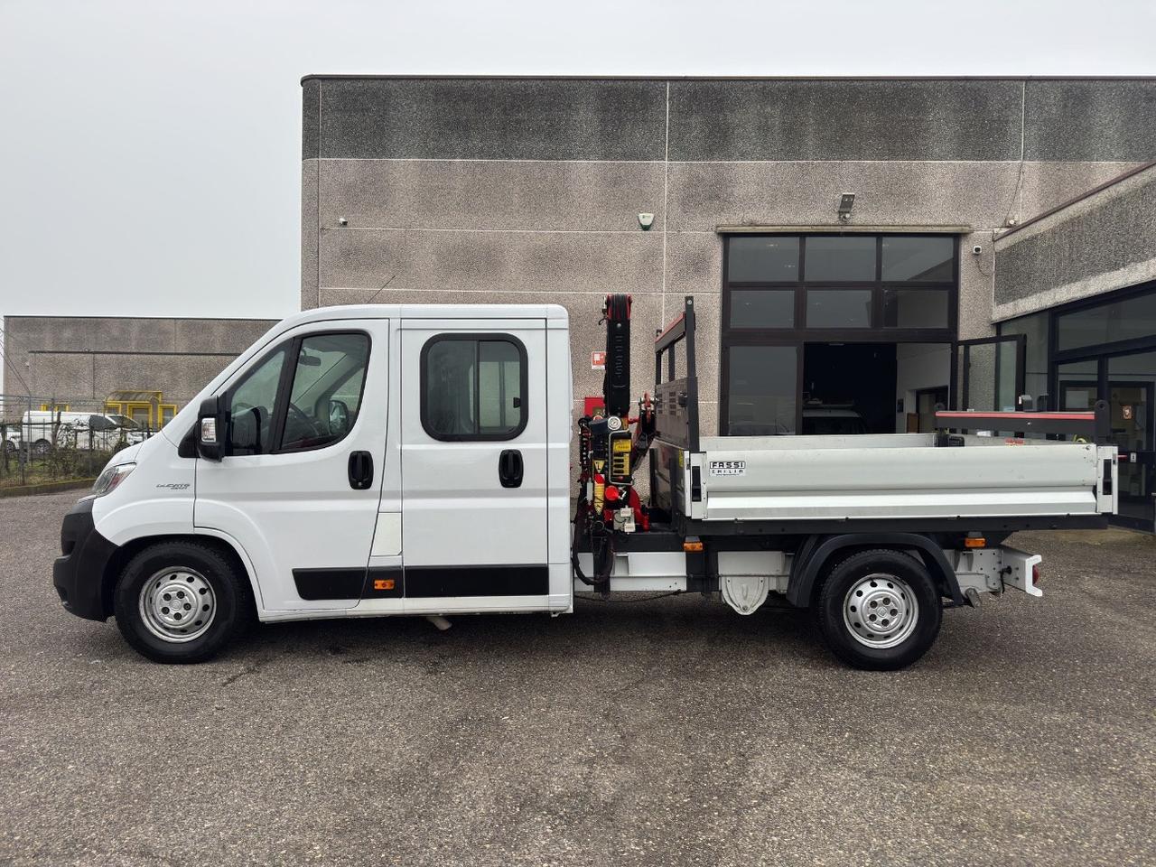 Fiat Ducato MAXI 2.3 MJT 130CV CASSONE GRU FASSI DOPPIA CABINA