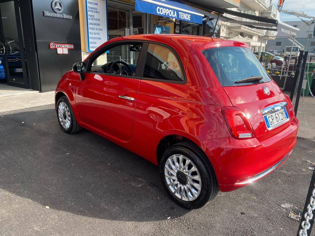 Fiat 500 1.0 Hybrid Red