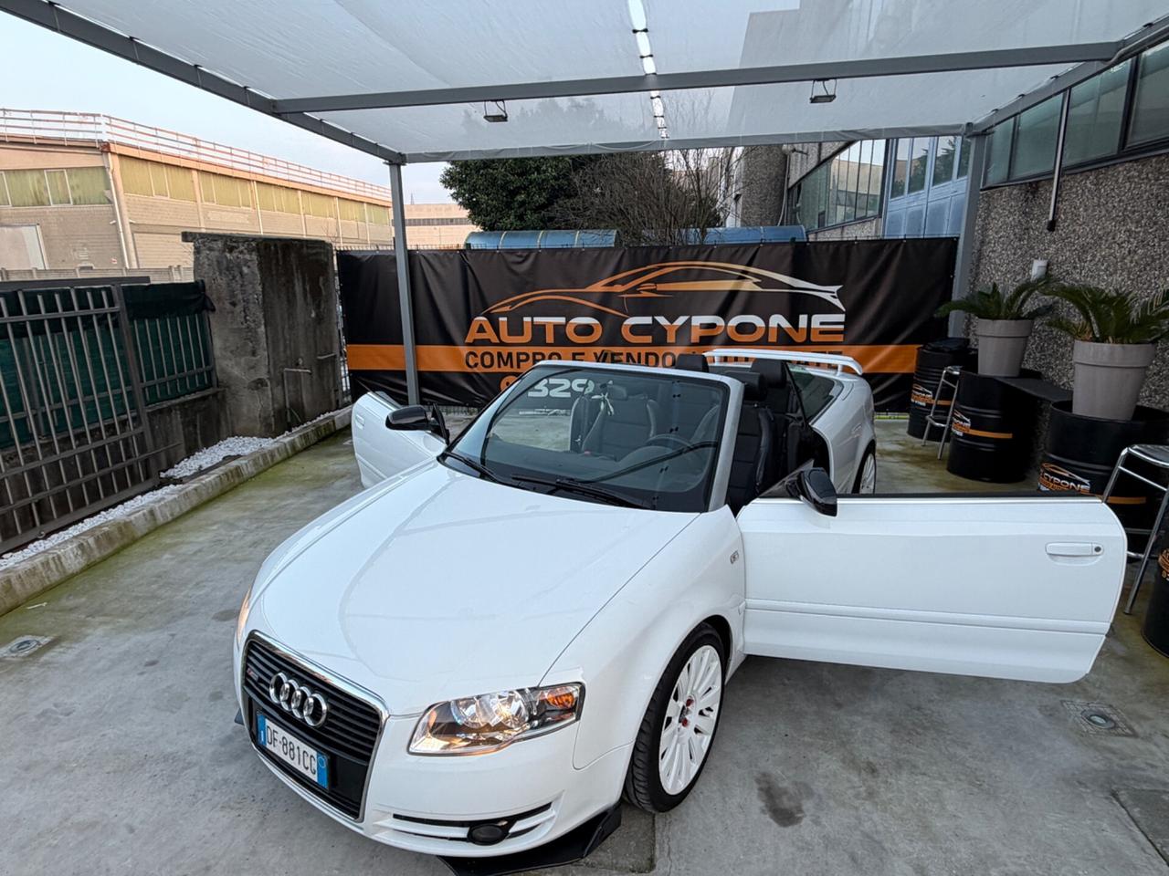 AUDI A4 S-LINE CABRIO 2.0 TDI 6MARCE MANUALE