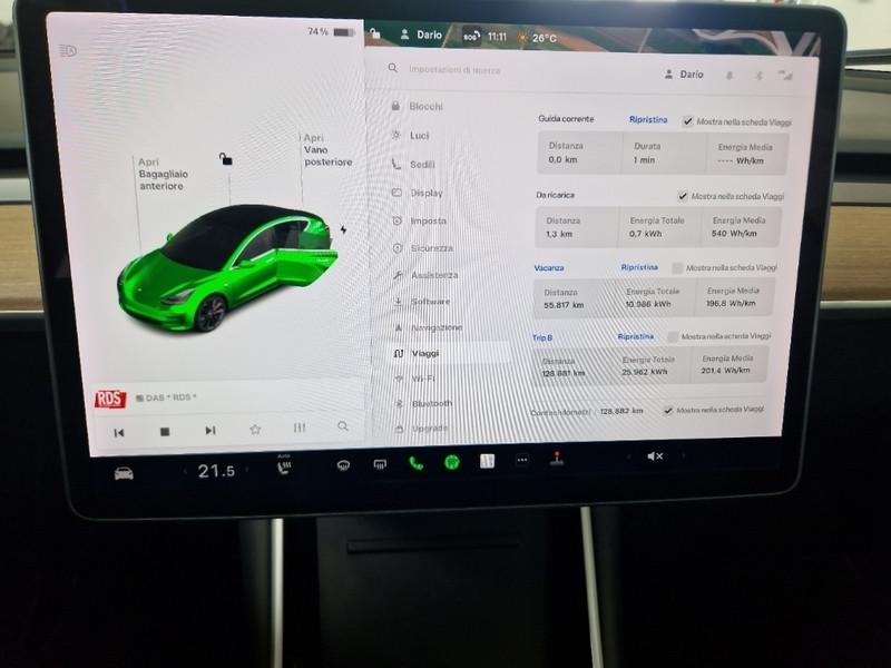 TESLA MODEL 3 75 kWh Performance Dual Motor 4WD Autom. 4 PORTE BERLINA