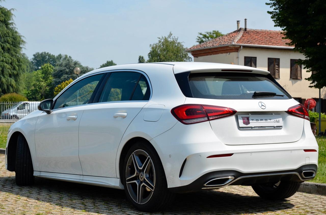 MERCEDES-BENZ A 180d PREMIUM AMG 116cv AUTO, UFF ITALIANA, EURO 6D, RETROCAMERA, FARI LED, PERMUTE