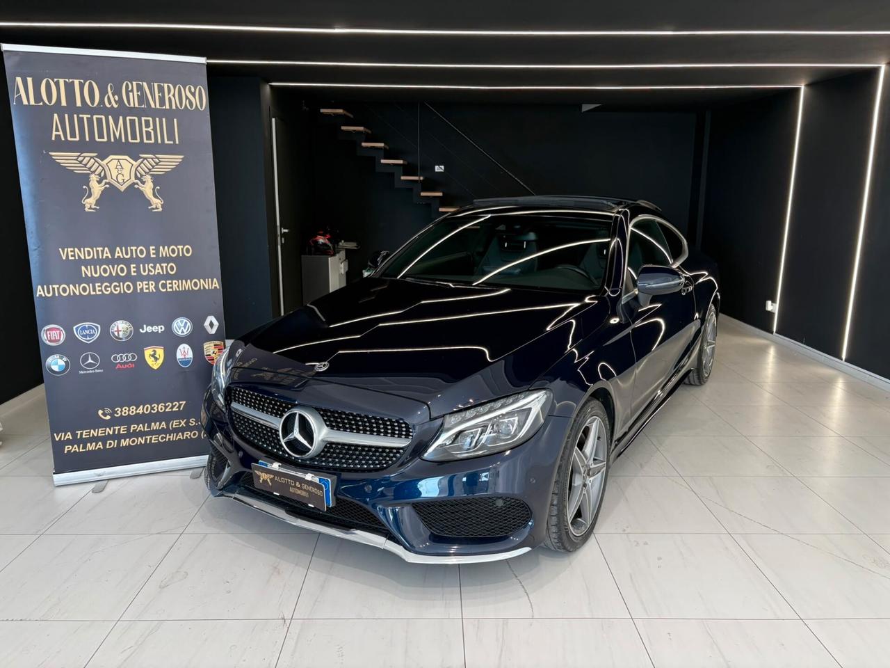 MERCEDES C 220D 4Matic Coupé AMG Premium TETTO