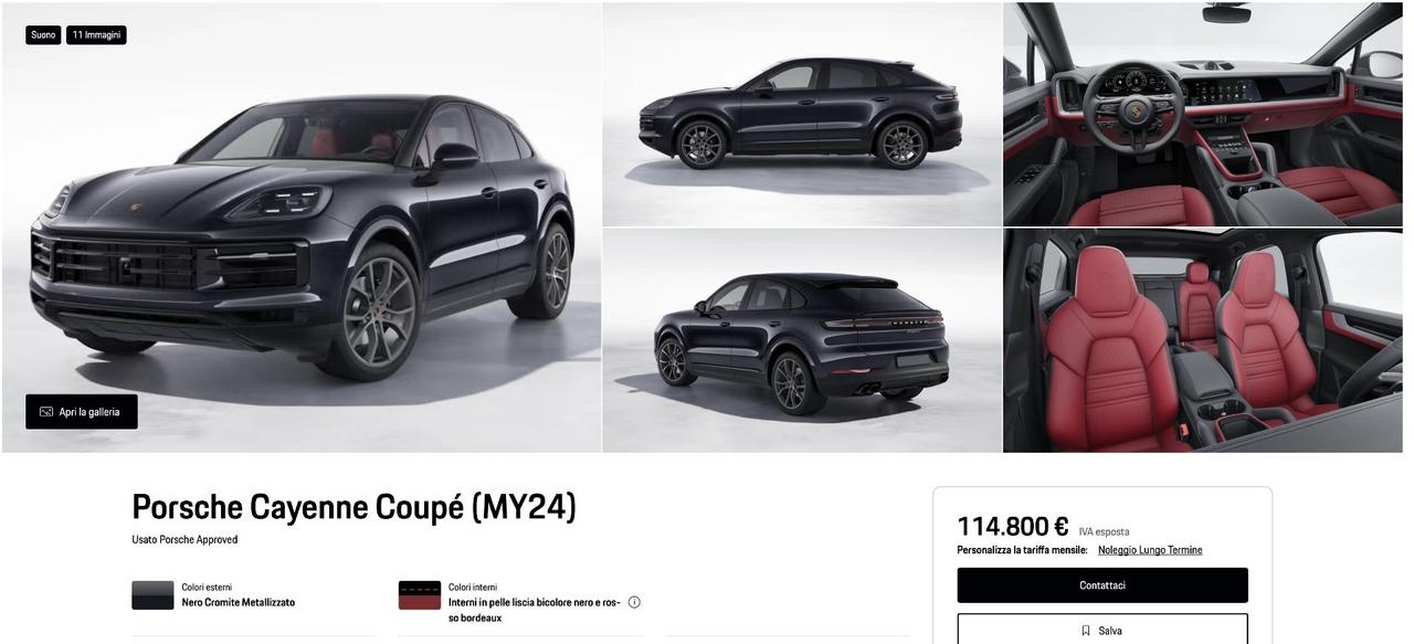 Porsche Cayenne Coupé 3.0 V6 - prezzo top ita