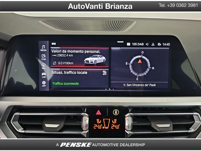 BMW Serie 4 420d Coupe mhev 48V Msport